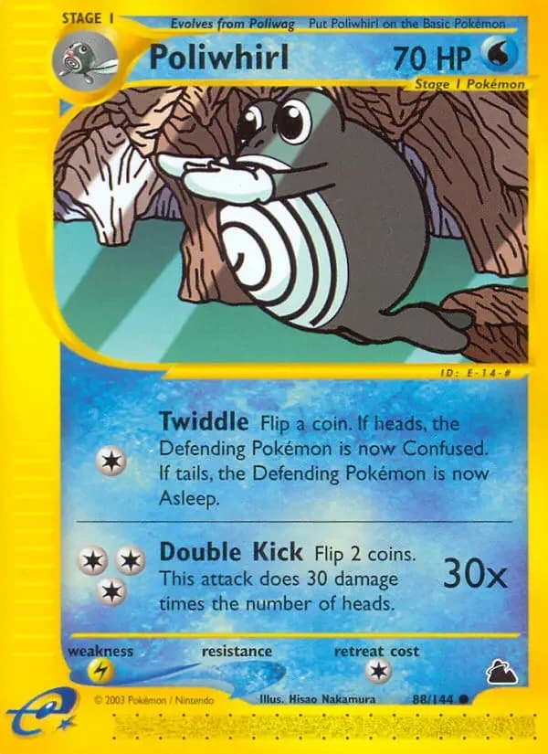 Carte Pokémon Poliwhirl #88 — Skyridge