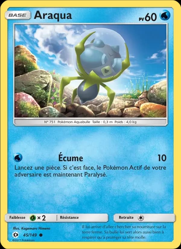 Carte Pokémon Araqua #45 — Soleil et Lune