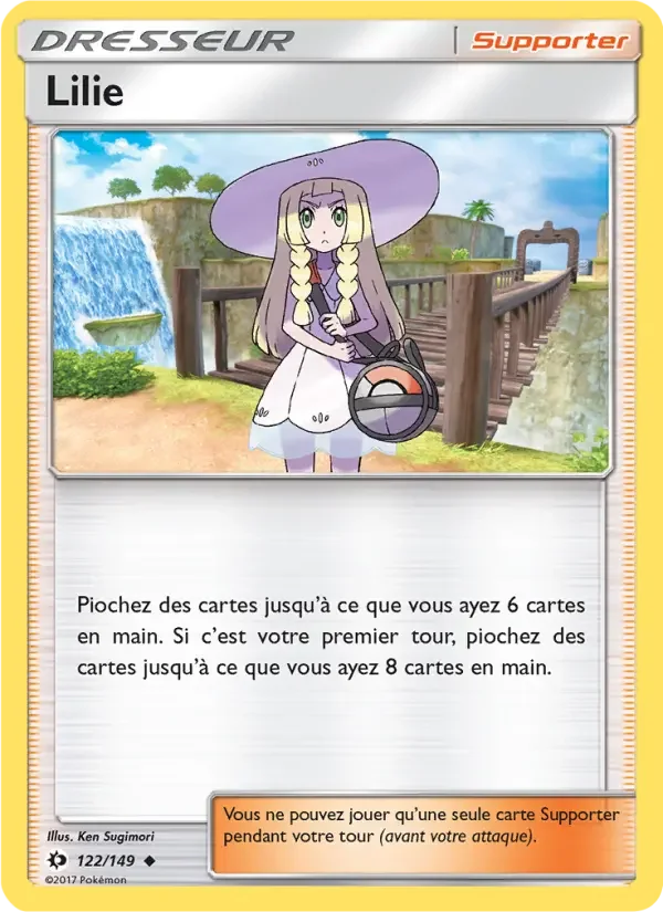Carte Pokémon Lilie #122 — Soleil et Lune