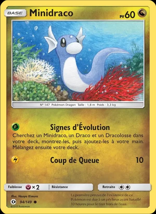 Carte Pokémon Minidraco #94 — Soleil et Lune