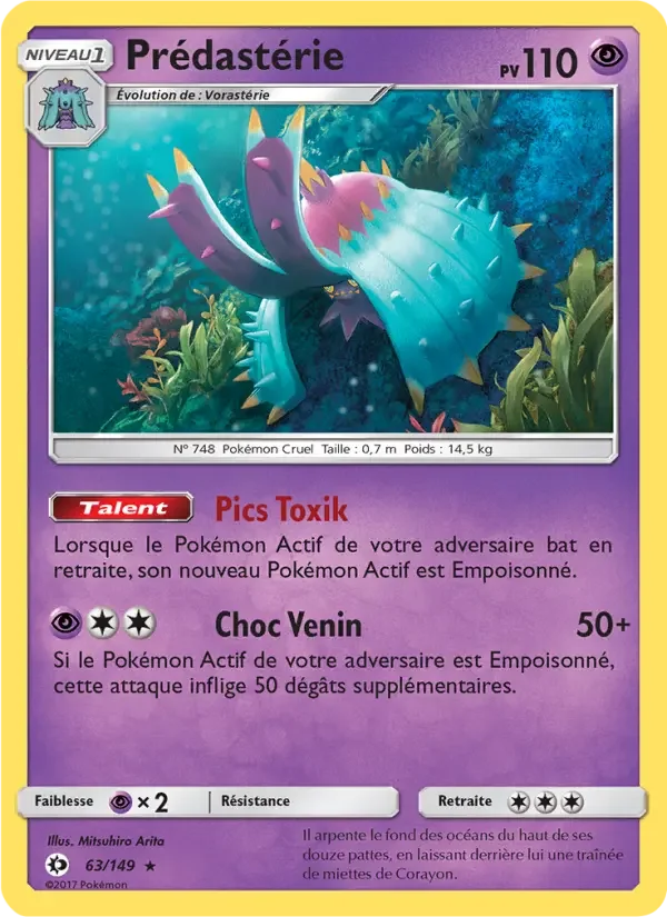 Carte Pokémon Prédastérie #63 — Soleil et Lune