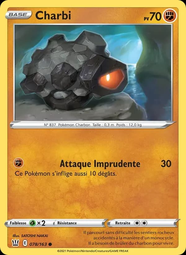 Carte Pokémon Charbi #78 — Styles de Combat