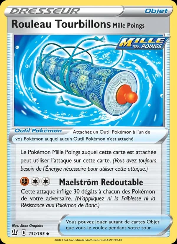 Carte Pokémon Rouleau Tourbillons Mille Poings #131 — Styles de Combat