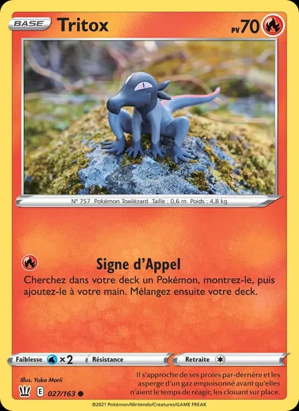 Carte Pokémon Tritox #27 — Styles de Combat