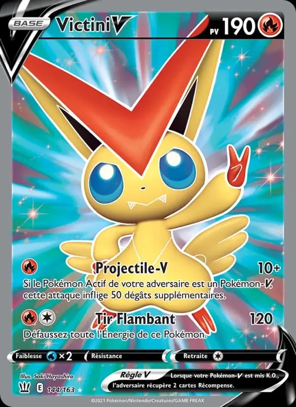 Carte Pokémon Victini V #144 — Styles de Combat