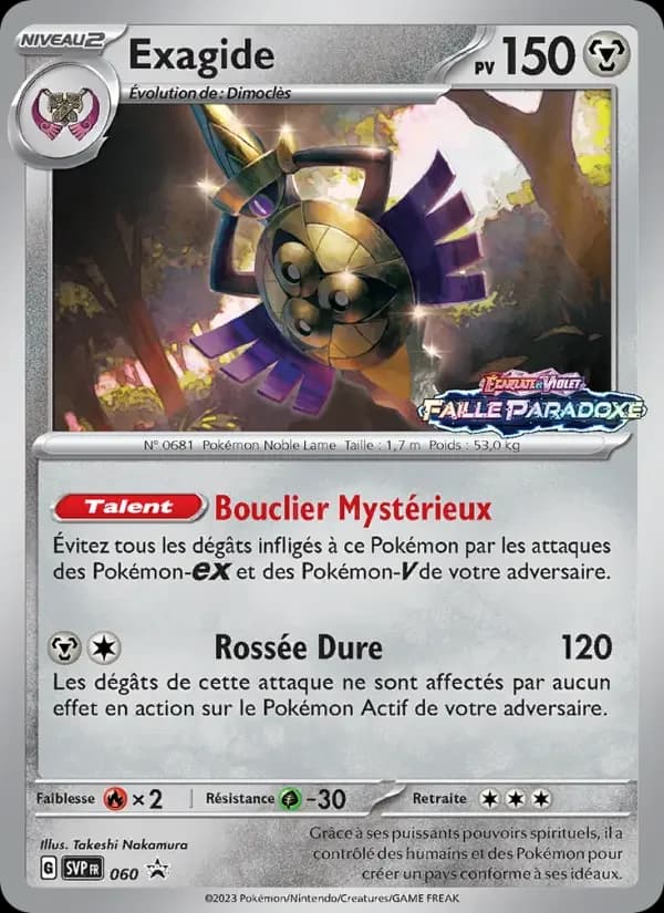 Carte Pokémon Exagide #60 — Promos Écarlate et Violet