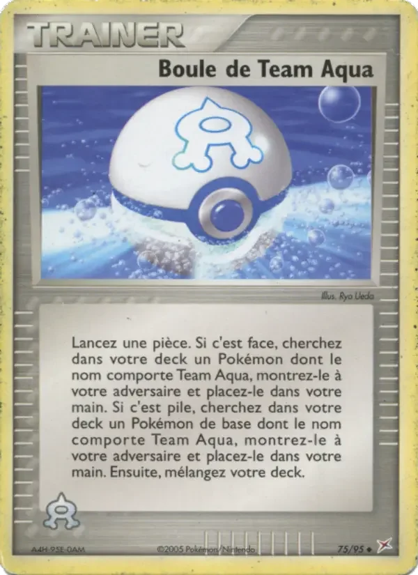 Carte Pokémon Boule de Team Aqua #75 — Team Magma vs Team Aqua