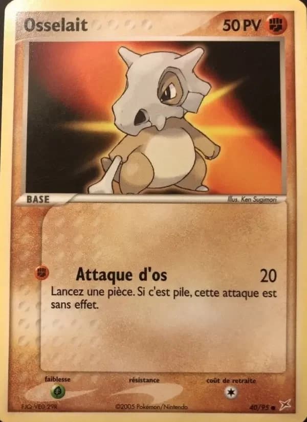 Carte Pokémon Osselait #40 — Team Magma vs Team Aqua