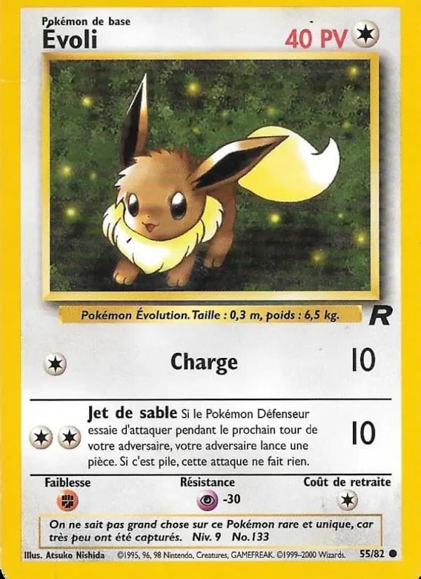 Carte Pokémon Évoli #55 — Team Rocket