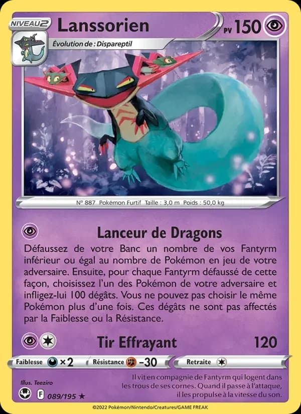 Carte Pokémon Lanssorien #089 — Tempête Argentée