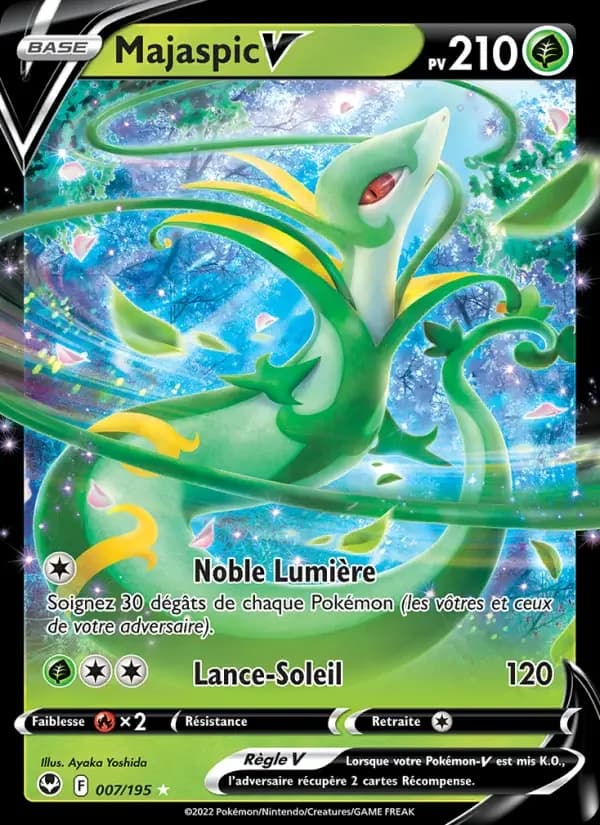Carte Pokémon Majaspic V #007 — Tempête Argentée