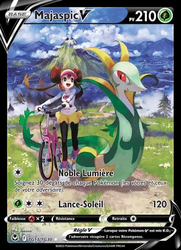 Carte Pokémon Majaspic V #TG13 — Tempête Argentée