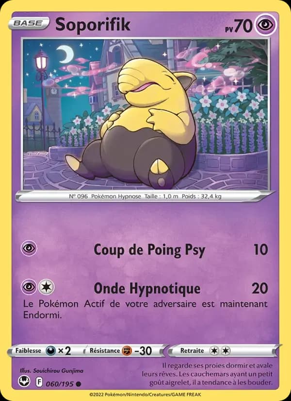 Carte Pokémon Soporifik #060 — Tempête Argentée