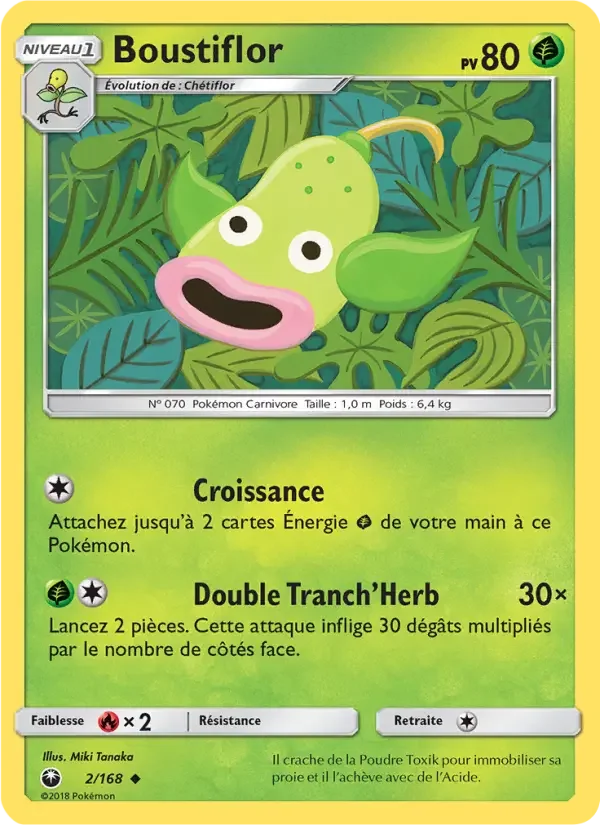 Carte Pokémon Boustiflor #2 — Tempête Céleste
