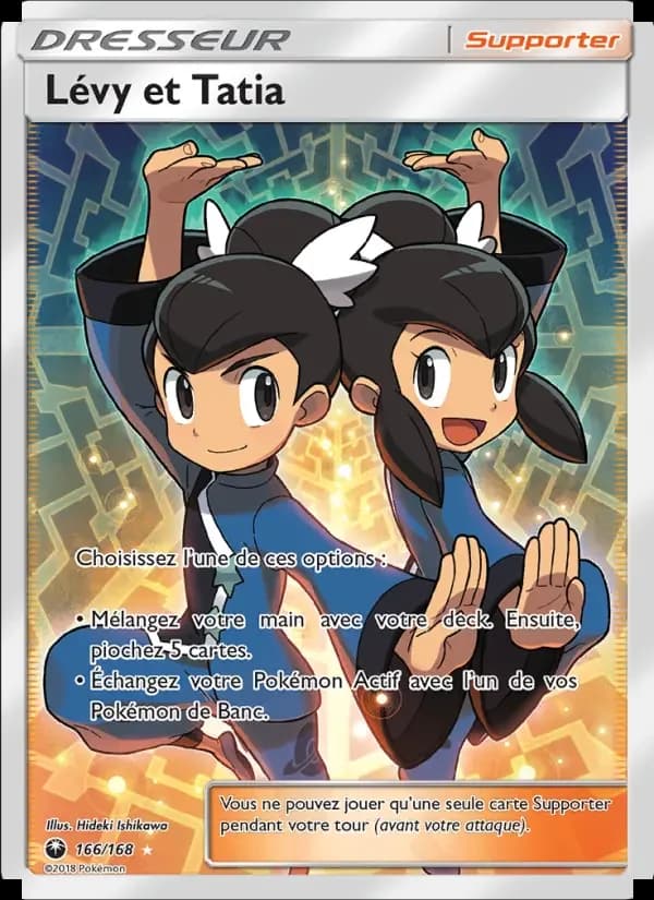Carte Pokémon Lévy et Tatia #166 — Tempête Céleste