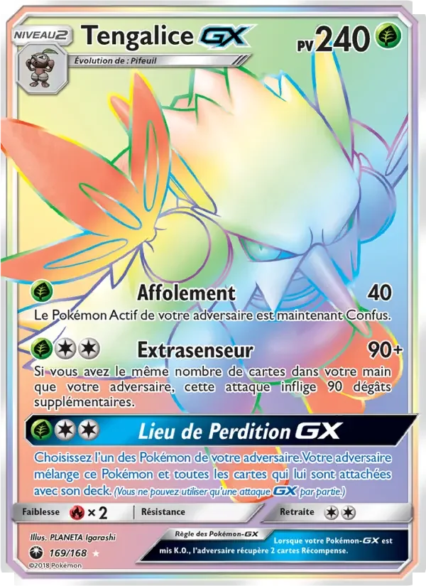 Carte Pokémon Tengalice GX #169 — Tempête Céleste