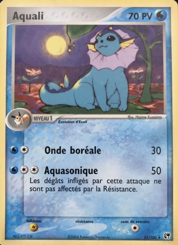 Carte Pokémon Aquali #25 — Tempête de Sable