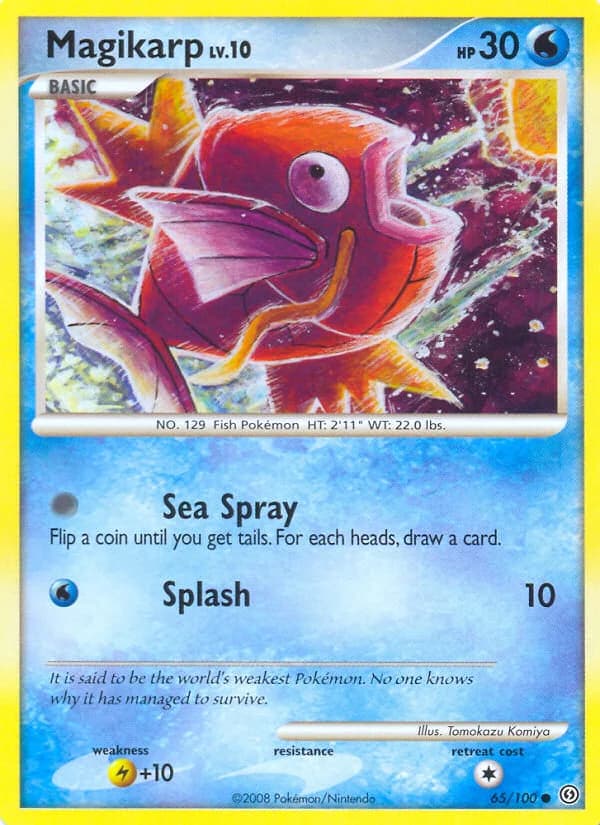 Carte Pokémon Magicarpe #65 — Tempête