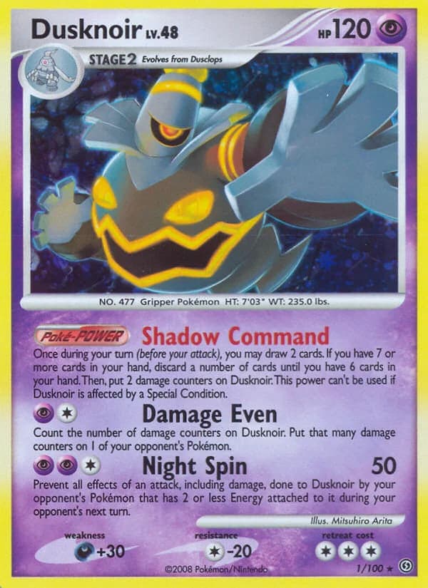 Carte Pokémon Noctunoir #1 — Tempête