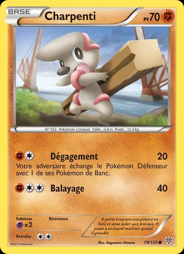 Carte Pokémon Charpenti #79 — Tempête Plasma