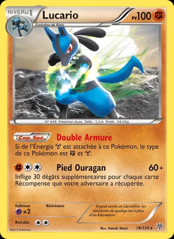 Carte Pokémon Lucario #78 — Tempête Plasma