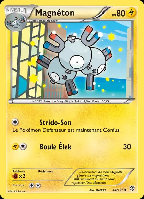 Carte Pokémon Magnéton #44 — Tempête Plasma