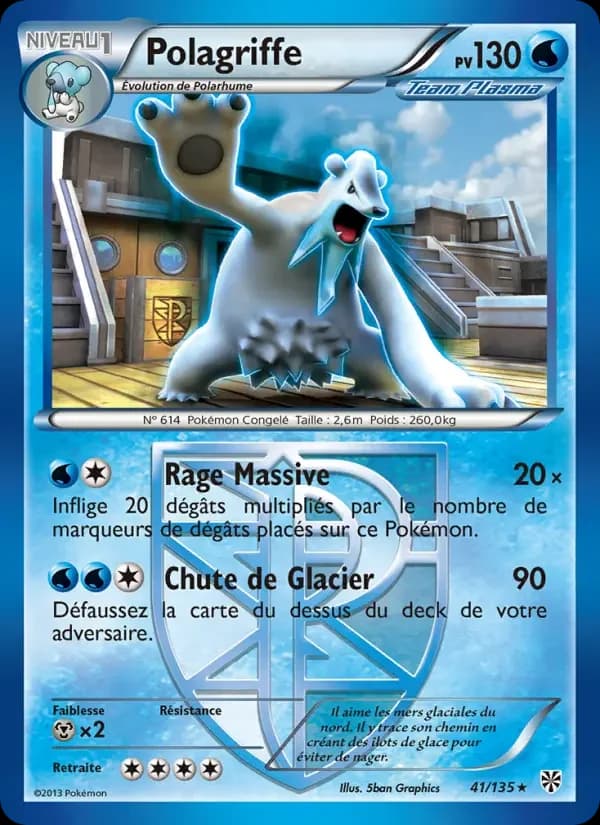 Carte Pokémon Polagriffe #41 — Tempête Plasma