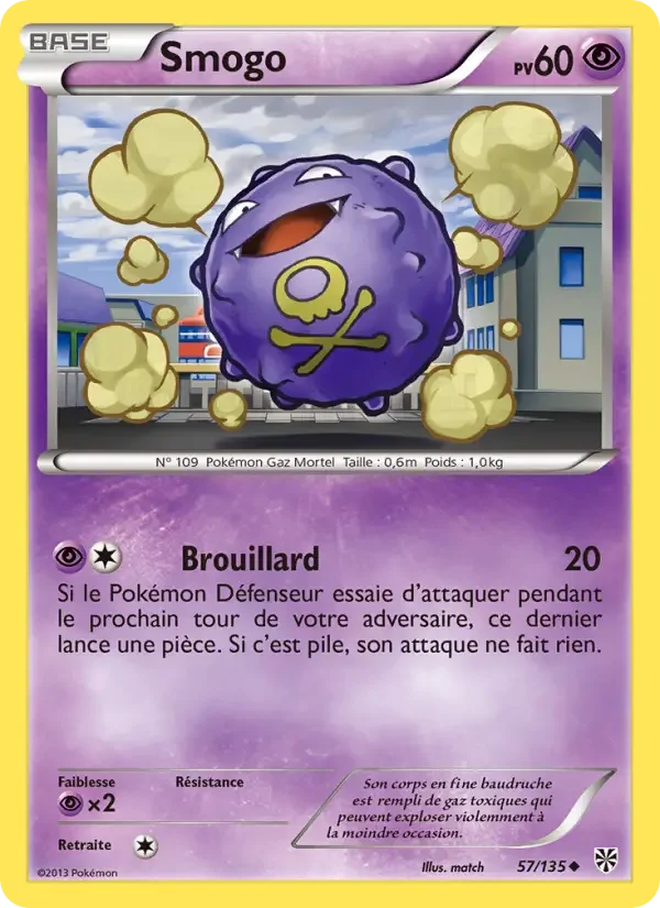 Carte Pokémon Smogo #57 — Tempête Plasma