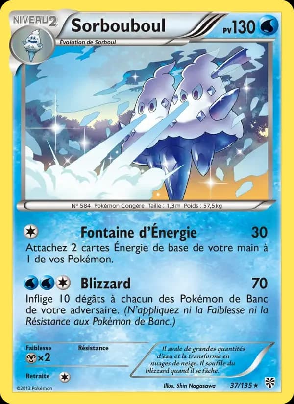 Carte Pokémon Sorbouboul #37 — Tempête Plasma