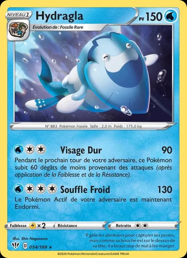 Carte Pokémon Hydragla #54 — Ténèbres Embrasées