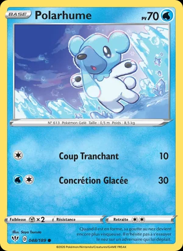 Carte Pokémon Polarhume #48 — Ténèbres Embrasées
