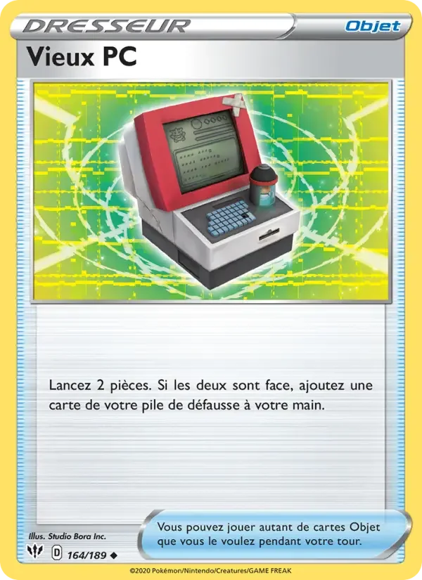 Carte Pokémon Vieux PC #164 — Ténèbres Embrasées
