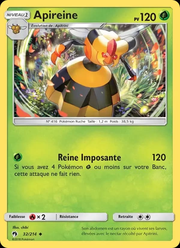 Carte Pokémon Apireine #32 — Tonnerre Perdu