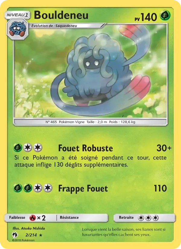Carte Pokémon Bouldeneu #2 — Tonnerre Perdu