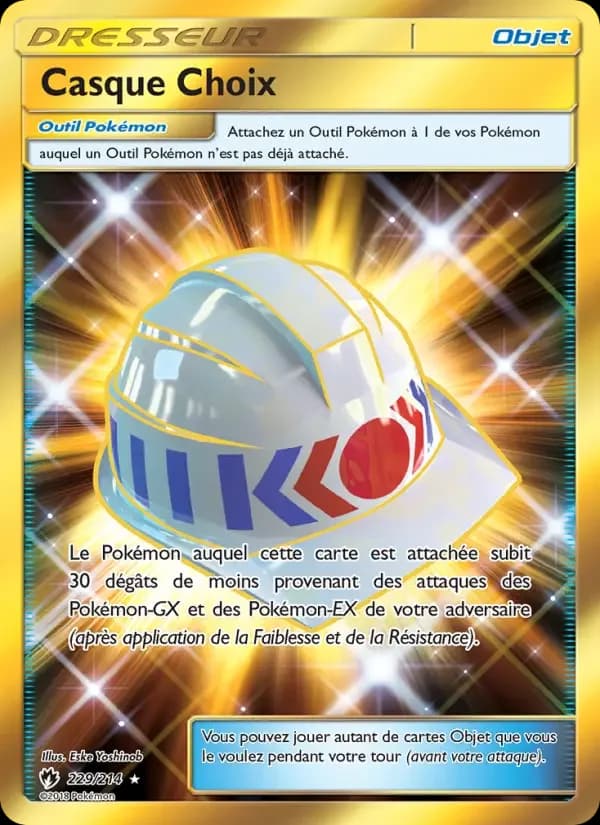 Carte Pokémon Casque Choix #229 — Tonnerre Perdu