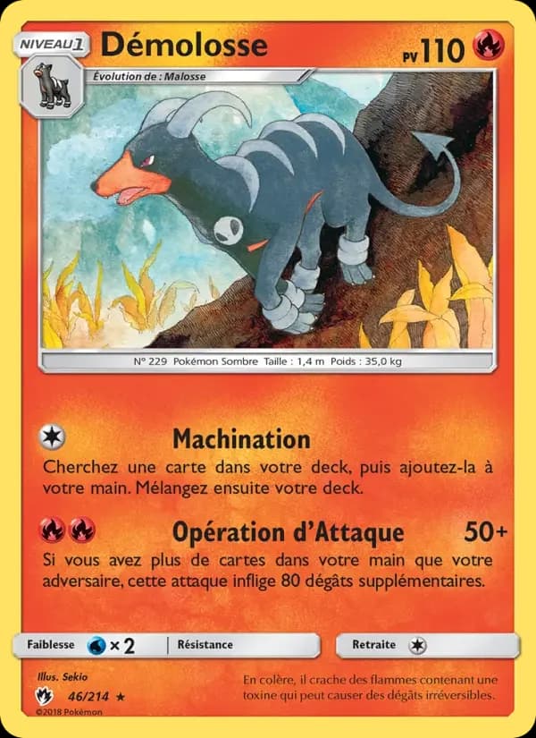 Carte Pokémon Démolosse #46 — Tonnerre Perdu