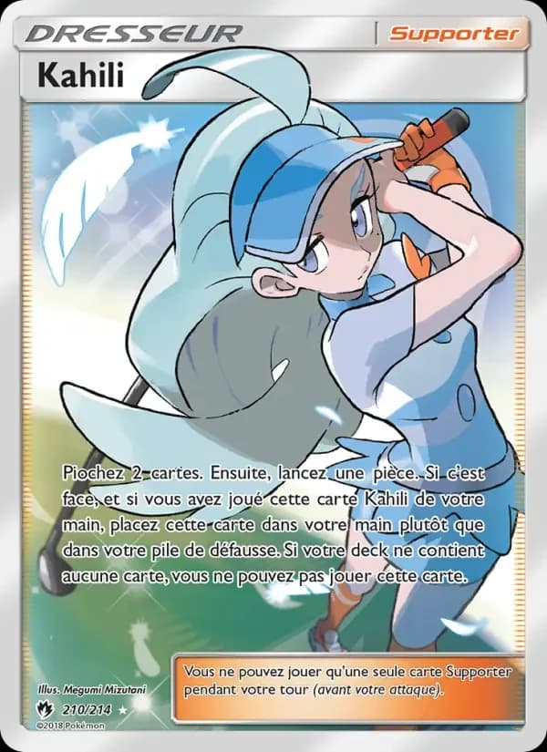 Carte Pokémon Kahili #210 — Tonnerre Perdu