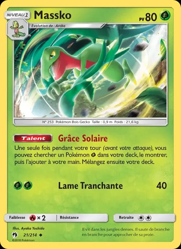 Carte Pokémon Massko #21 — Tonnerre Perdu