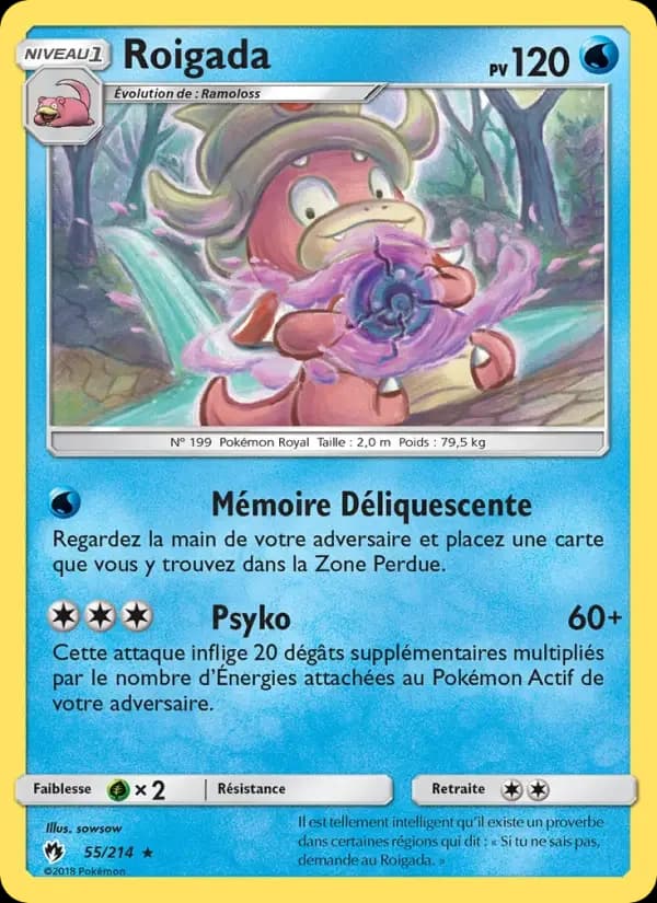 Carte Pokémon Roigada #55 — Tonnerre Perdu