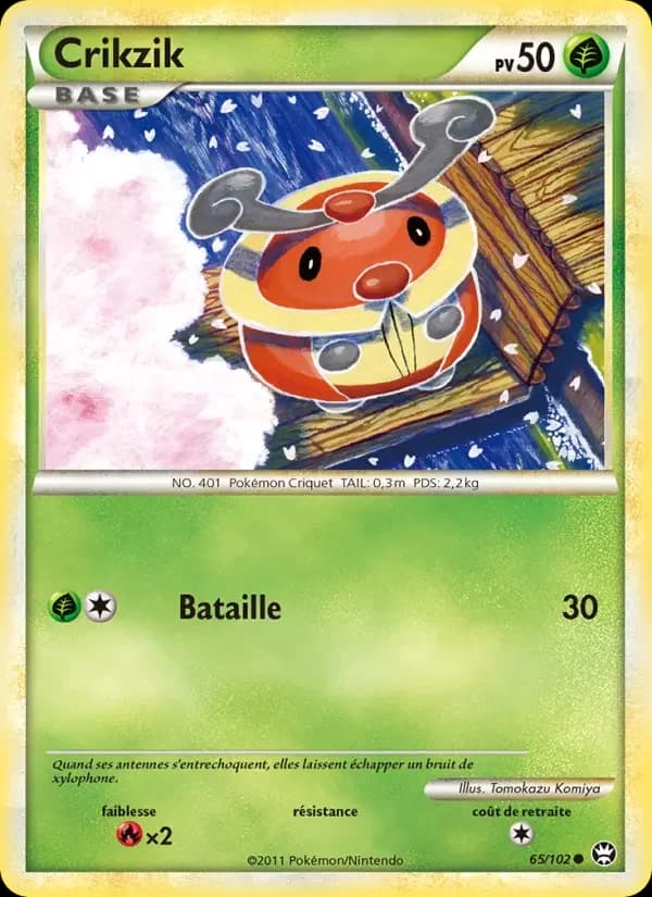 Carte Pokémon Crikzik #65 — Triomphe