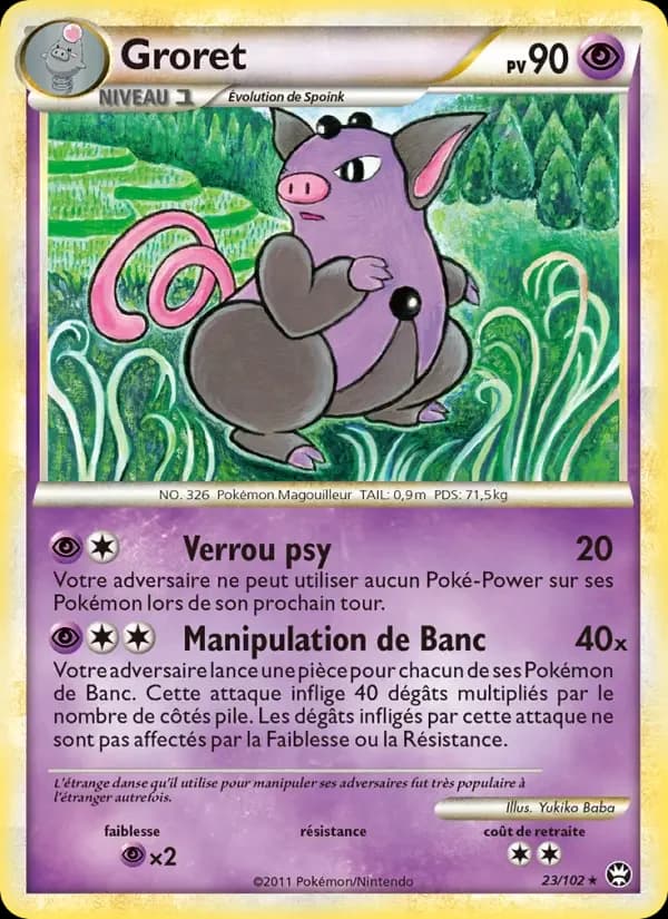Carte Pokémon Groret #23 — Triomphe