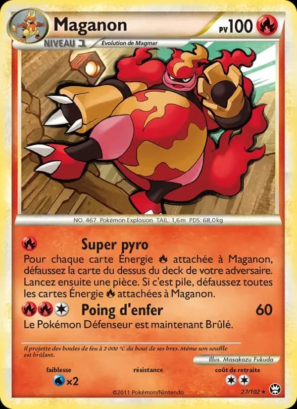 Carte Pokémon Maganon #27 — Triomphe