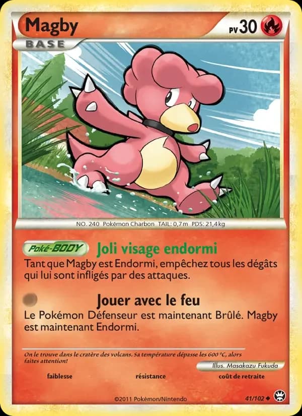 Carte Pokémon Magby #41 — Triomphe