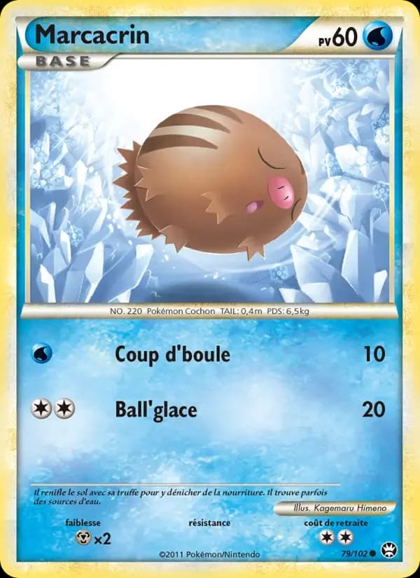 Carte Pokémon Marcacrin #79 — Triomphe