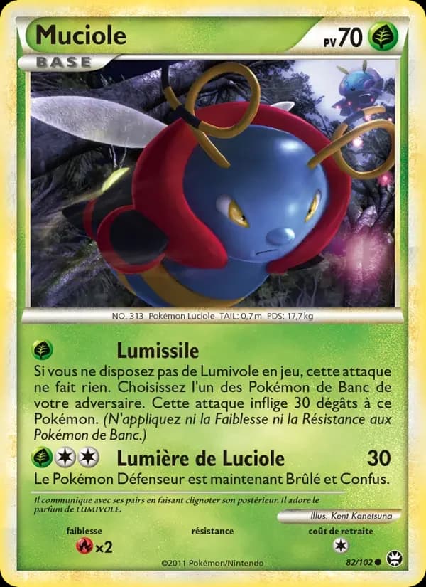 Carte Pokémon Muciole #82 — Triomphe
