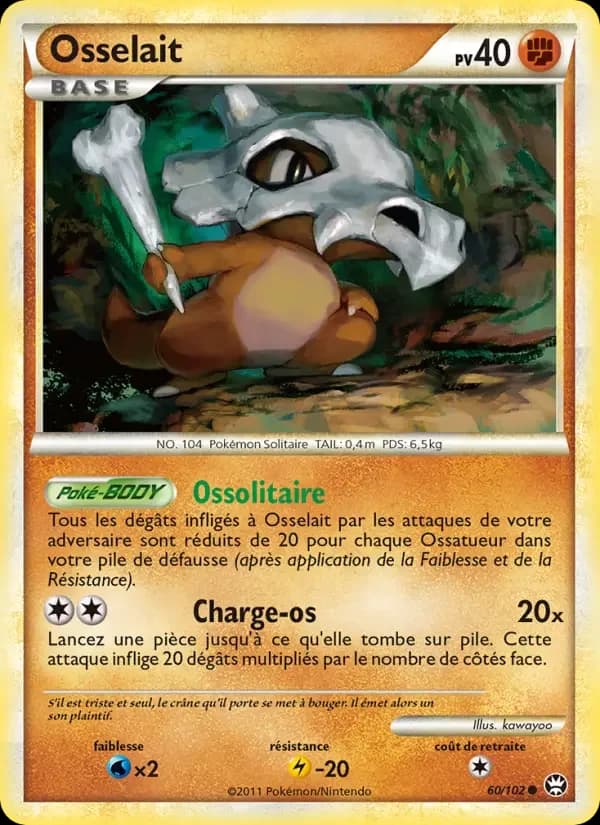Carte Pokémon Osselait #60 — Triomphe