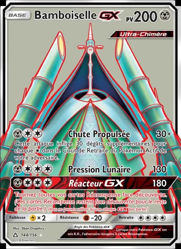 Carte Pokémon Bamboiselle GX #144 — Ultra-Prisme