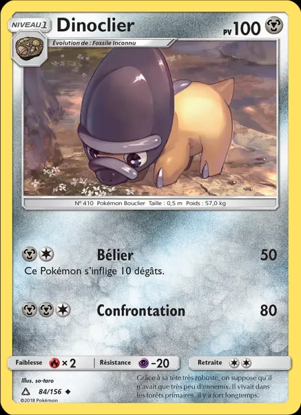 Carte Pokémon Dinoclier #84 — Ultra-Prisme