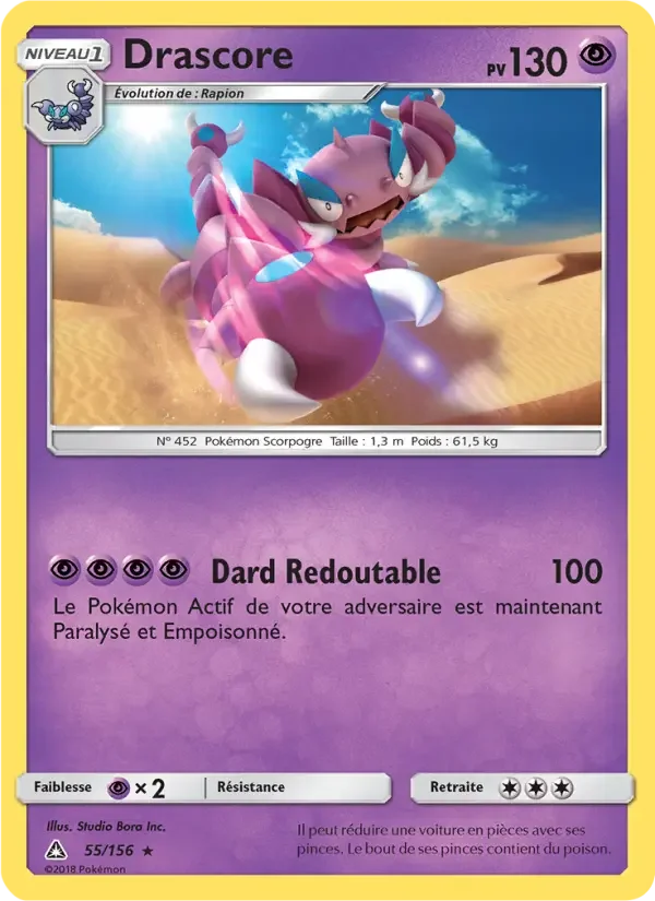 Carte Pokémon Drascore #55 — Ultra-Prisme