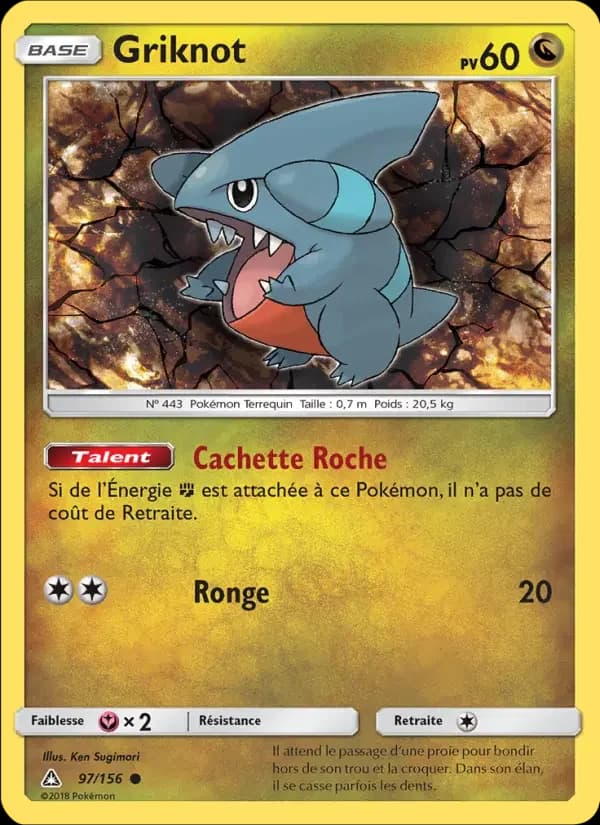 Carte Pokémon Griknot #97 — Ultra-Prisme